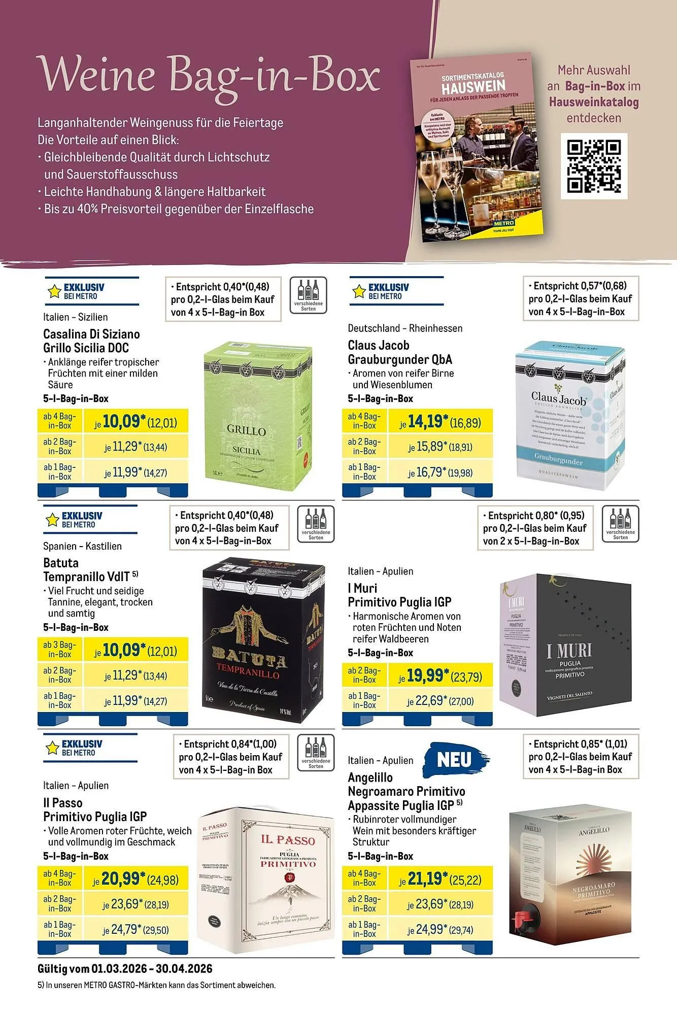 METRO Prospekt von 1. März bis 1. Mai 2026 - Prospekt seite 51