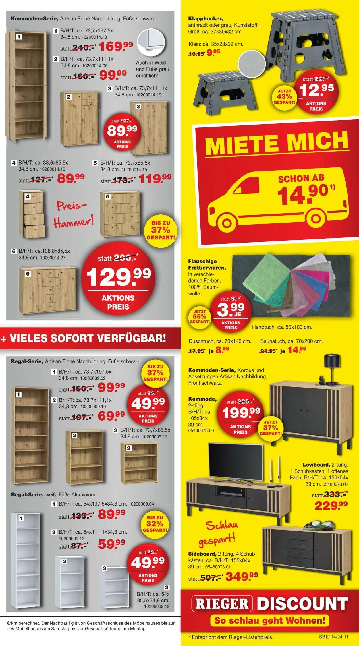 Möbel Rieger Aktueller Prospekt von 22. Oktober bis 5. November 2025 - Prospekt seite 11