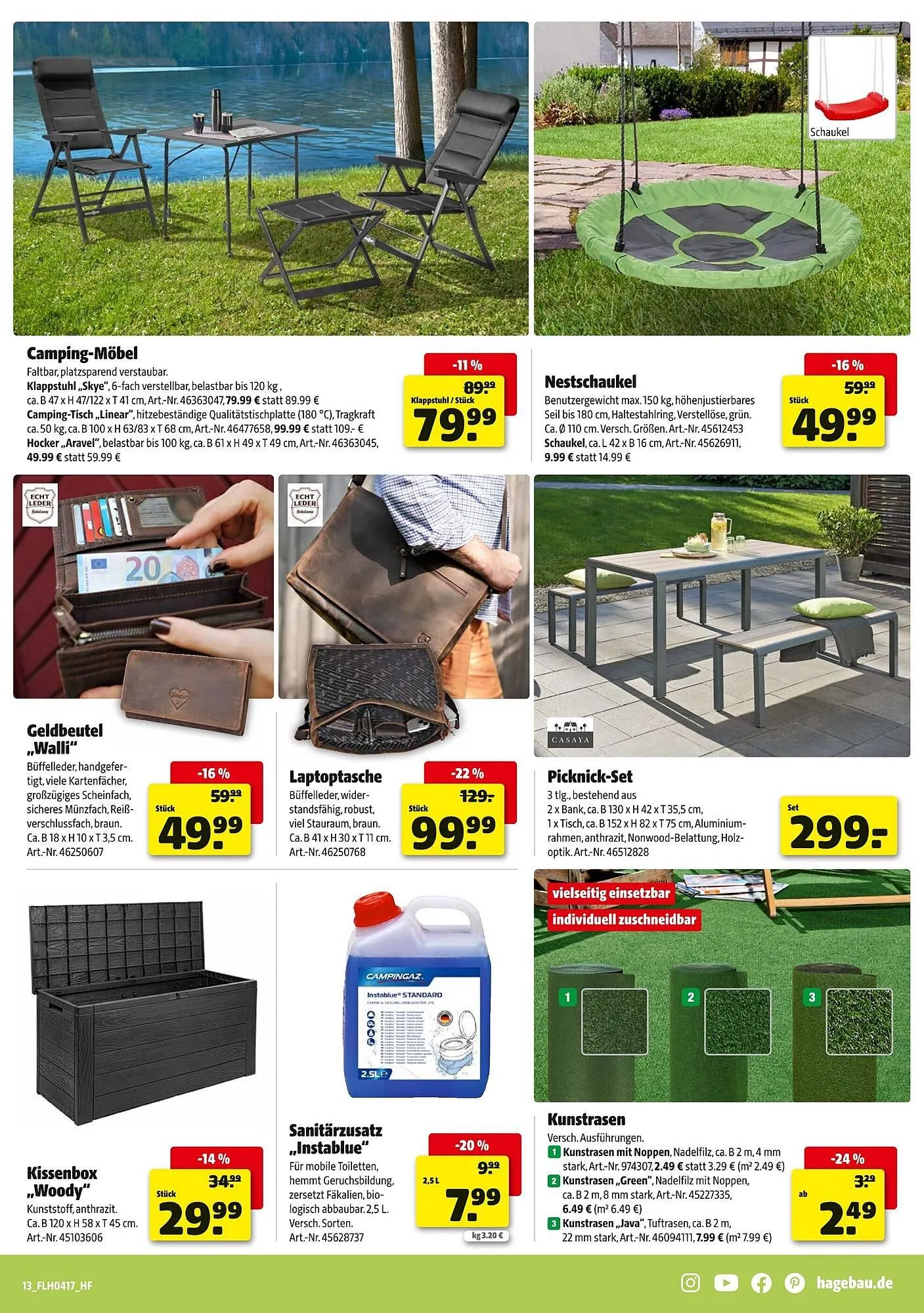 Hagebau Prospekt von 18. April bis 25. April 2026 - Prospekt seite 13