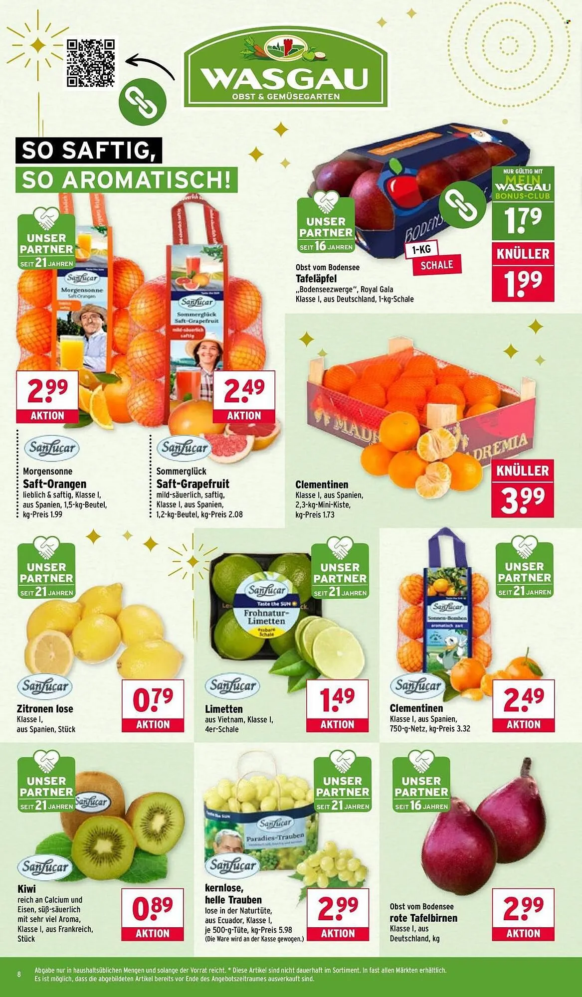 Wasgau Prospekt von 29. Dezember bis 3. Januar 2026 - Prospekt seite 8