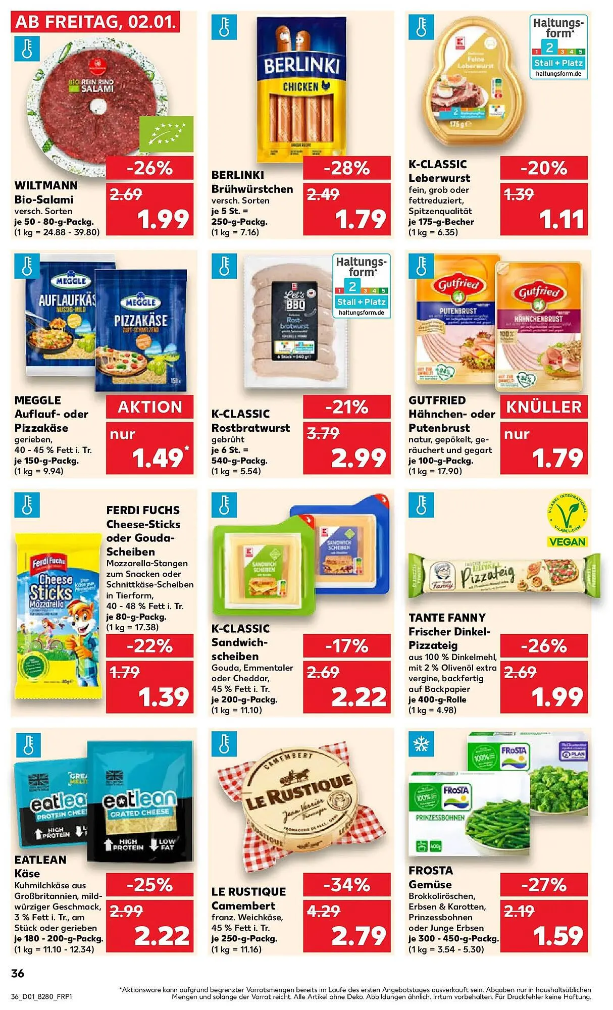 Kaufland Prospekt von 4. Januar bis 7. Januar 2026 - Prospekt seite 36