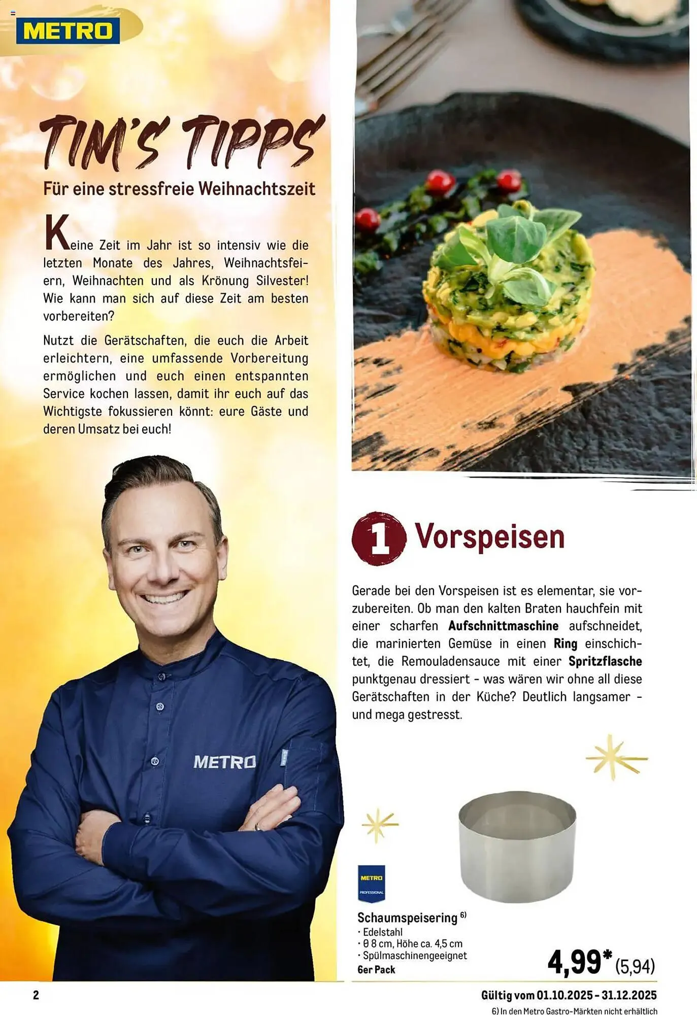 METRO Prospekt von 1. Oktober bis 31. Dezember 2025 - Prospekt seite 2