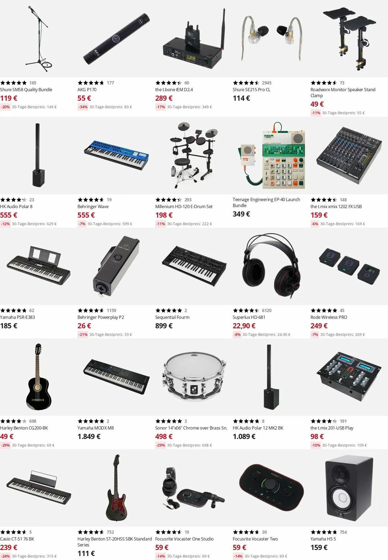 Thomann Aktueller Prospekt von 17. November bis 26. November 2025 - Prospekt seite 6
