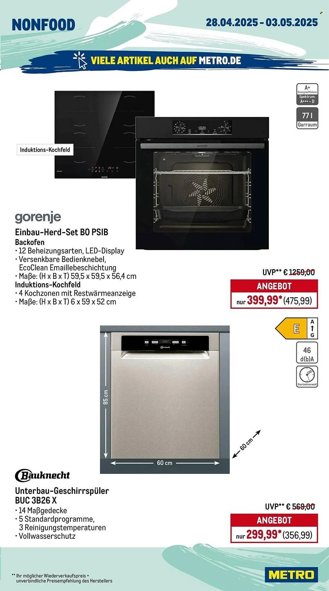 METRO Prospekt von 28. April bis 3. Mai 2025 - Prospekt seite 21