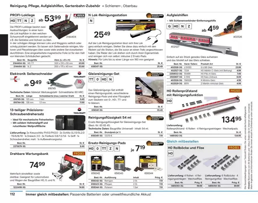 Modellbahn Katalog von 29. Oktober bis 31. Dezember 2025 - Prospekt seite 114
