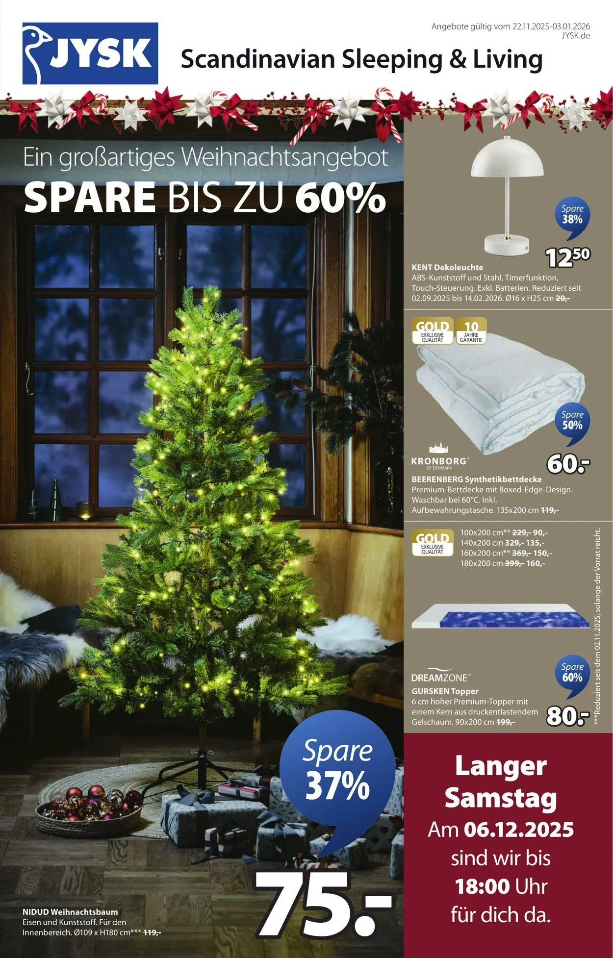 JYSK von 9. Dezember bis 23. Dezember 2025 - Prospekt seite 2