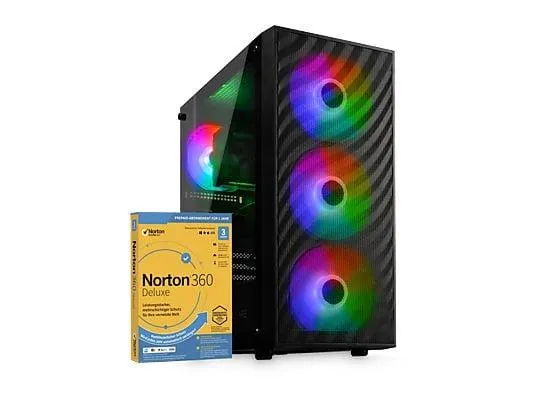 CYBERNERDS | P4 | Pro Gaming |, Gaming PC mit AMD Ryzen™ 5 5500 Prozessor, 32 GB RAM, 1000 GB SSD, NVIDIA GeForce RTX™ 5060 Ti, Windows 11