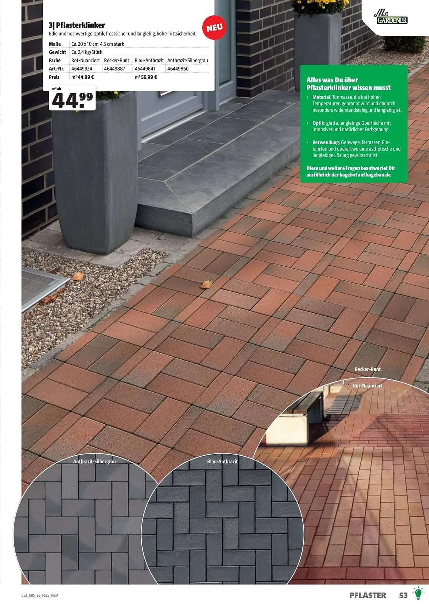 Hagebau Prospekt von 19. September bis 31. Dezember 2025 - Prospekt seite 53