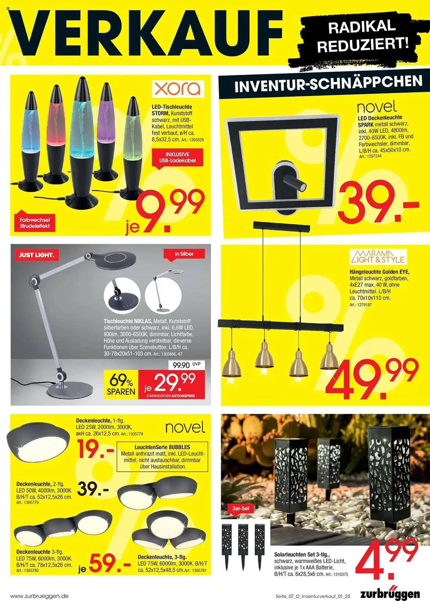 Zurbrüggen Prospekt von 3. Juli bis 31. Juli 2025 - Prospekt seite 9