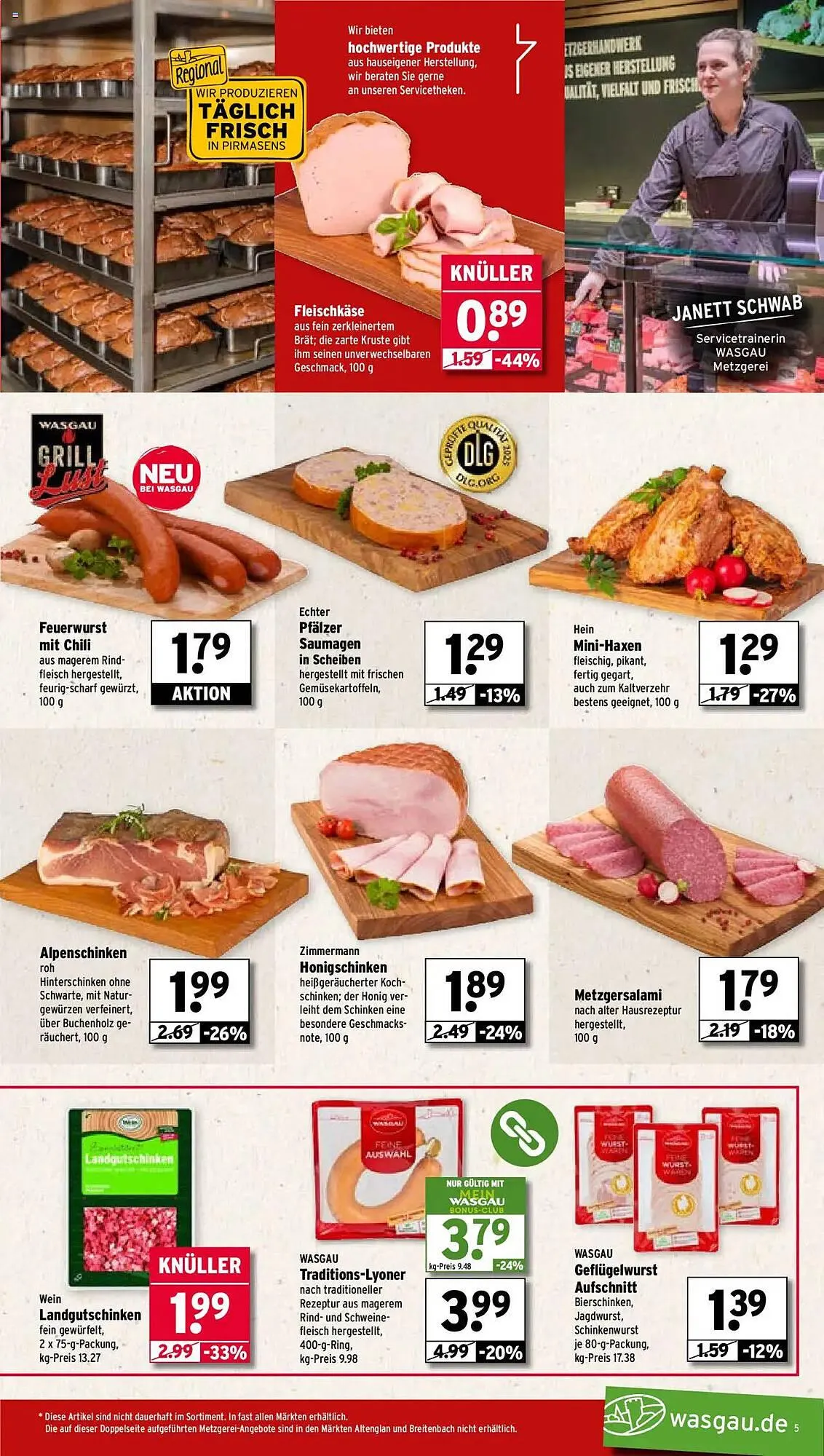 Wasgau Prospekt von 7. Juli bis 12. Juli 2025 - Prospekt seite 5