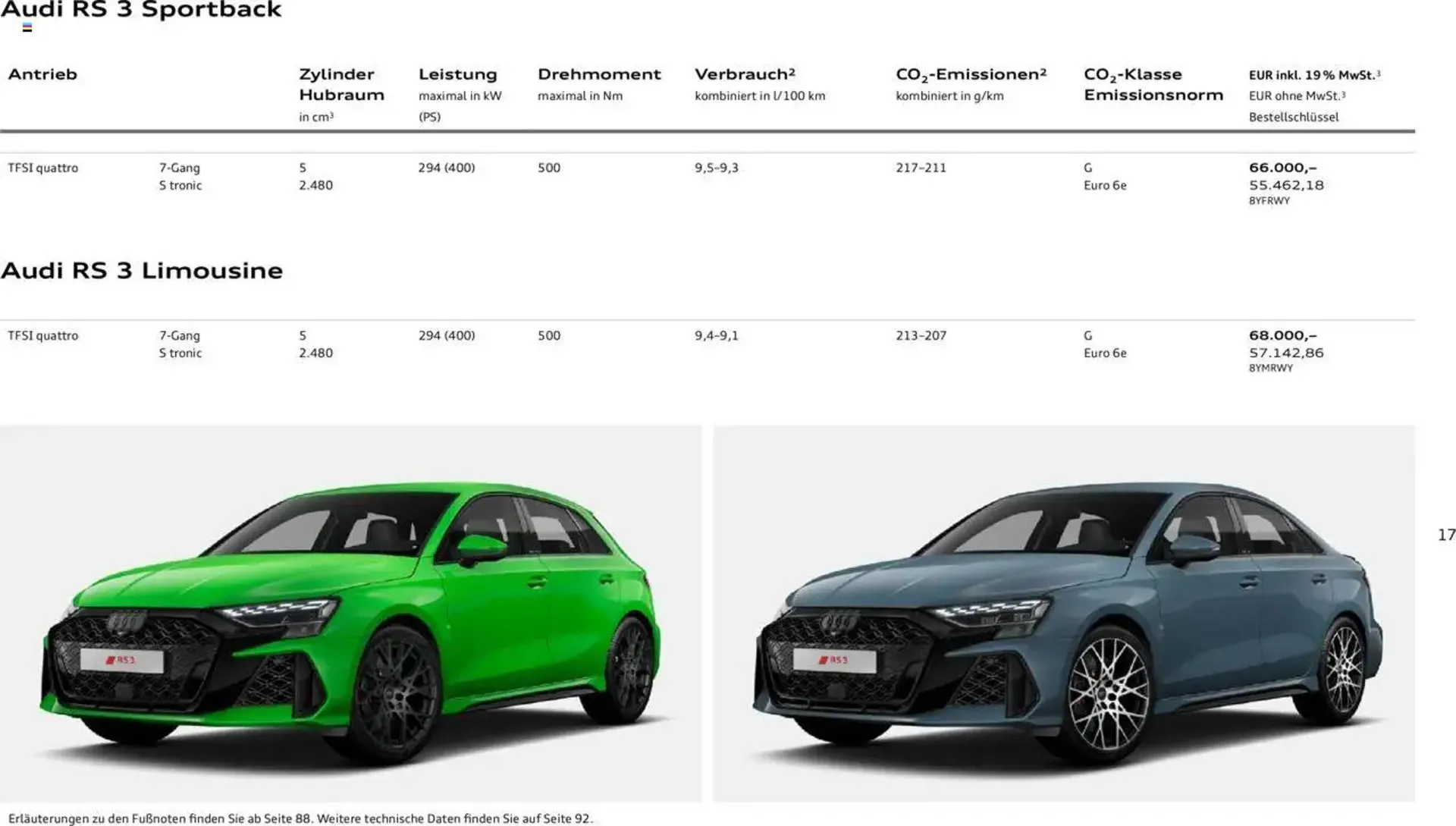 Audi Prospekt von 29. Januar bis 9. Januar 2026 - Prospekt seite 17