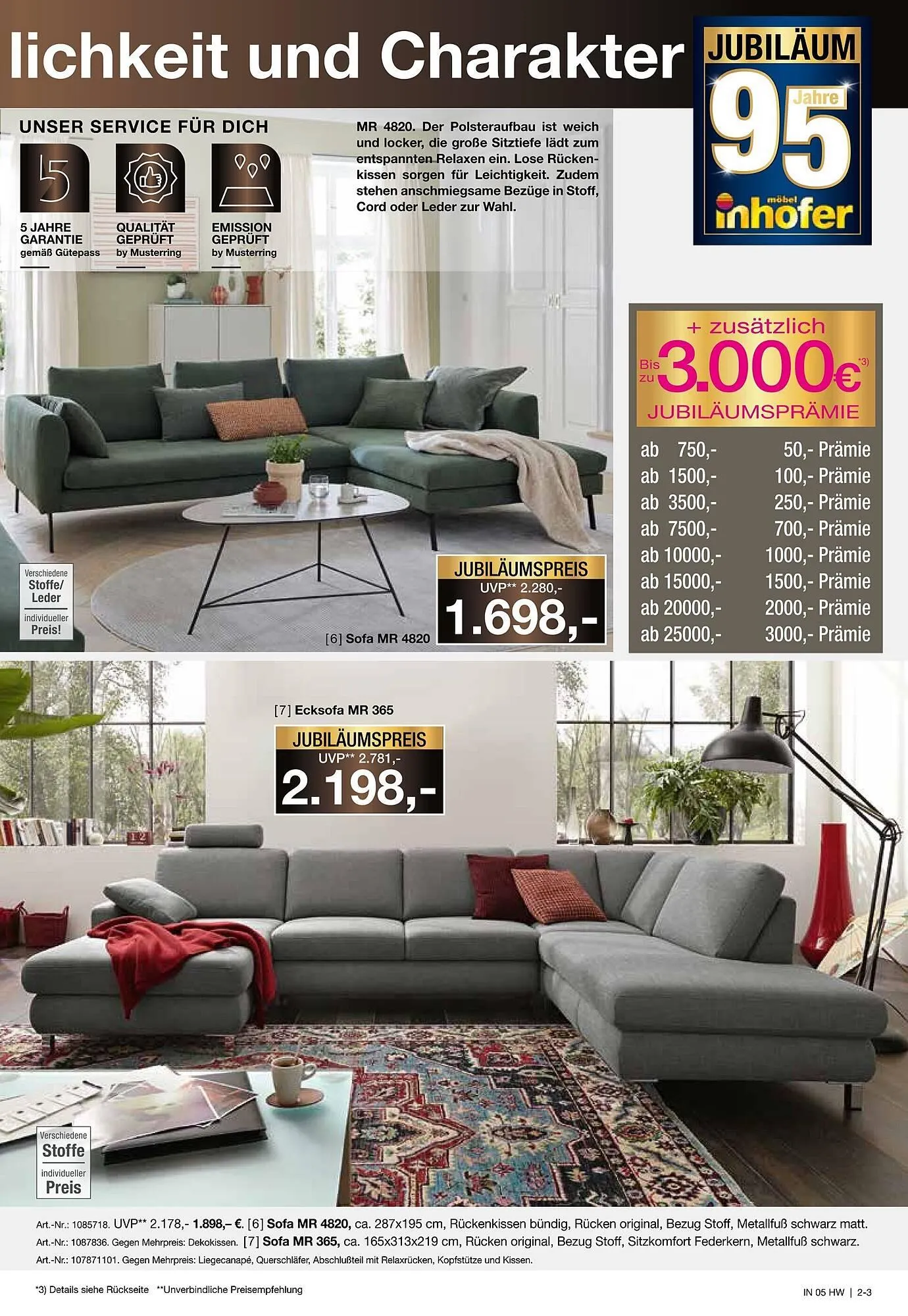Möbel Inhofer Prospekt von 18. Februar bis 14. März 2026 - Prospekt seite 3