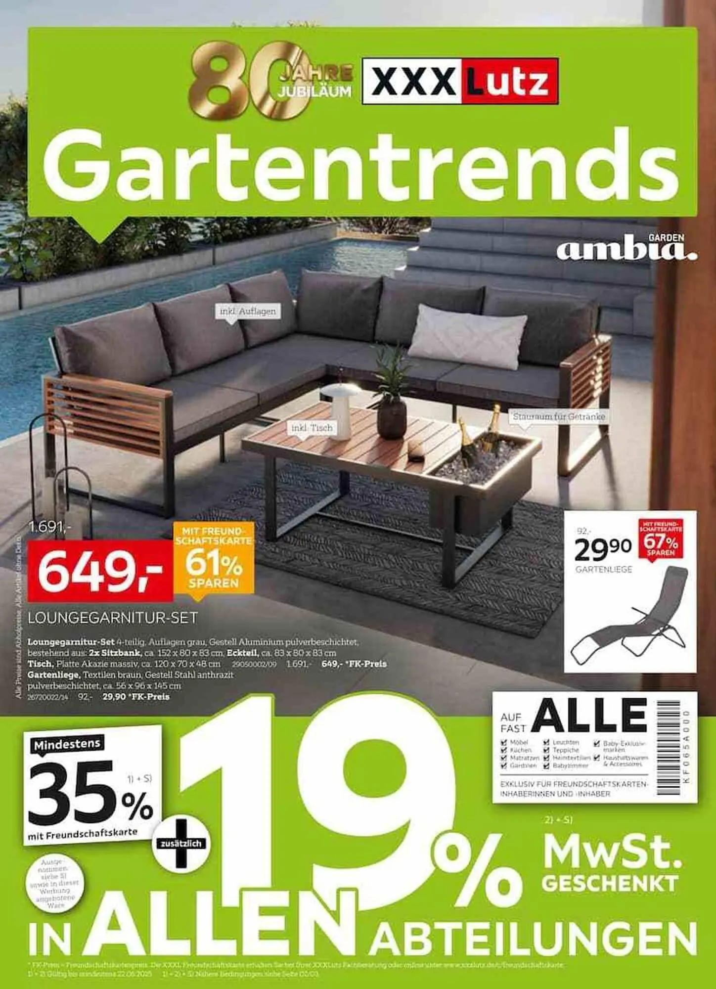 XXXLutz Prospekt von 30. Juni bis 13. Juli 2025 - Prospekt seite 1