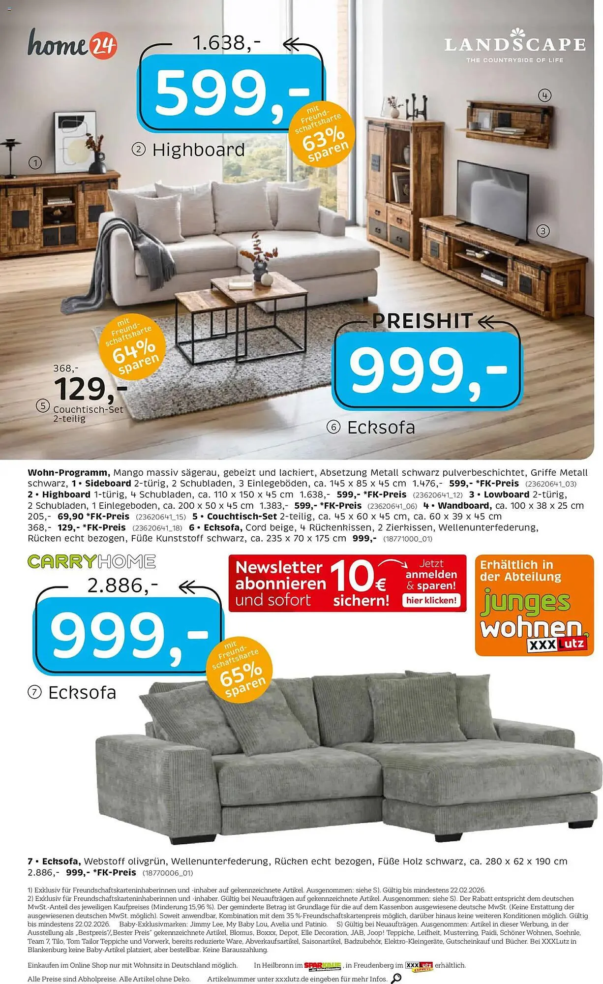 XXXLutz Prospekt von 8. Februar bis 22. Februar 2026 - Prospekt seite 2