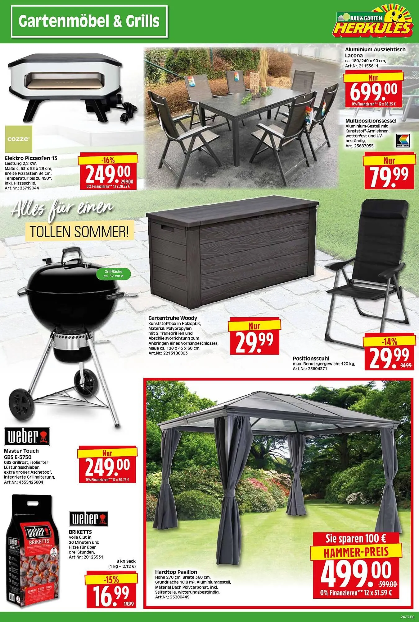 Herkules Baumarkt Prospekt von 9. Juni bis 14. Juni 2025 - Prospekt seite 3