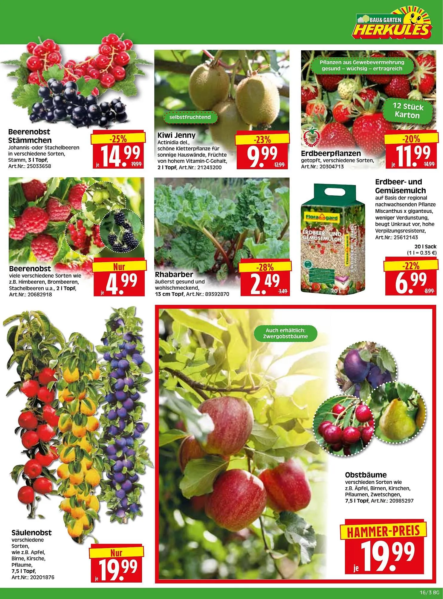 Herkules Baumarkt Prospekt von 13. April bis 18. April 2026 - Prospekt seite 3