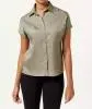 Bluse in Khaki Janina, Brustaschen