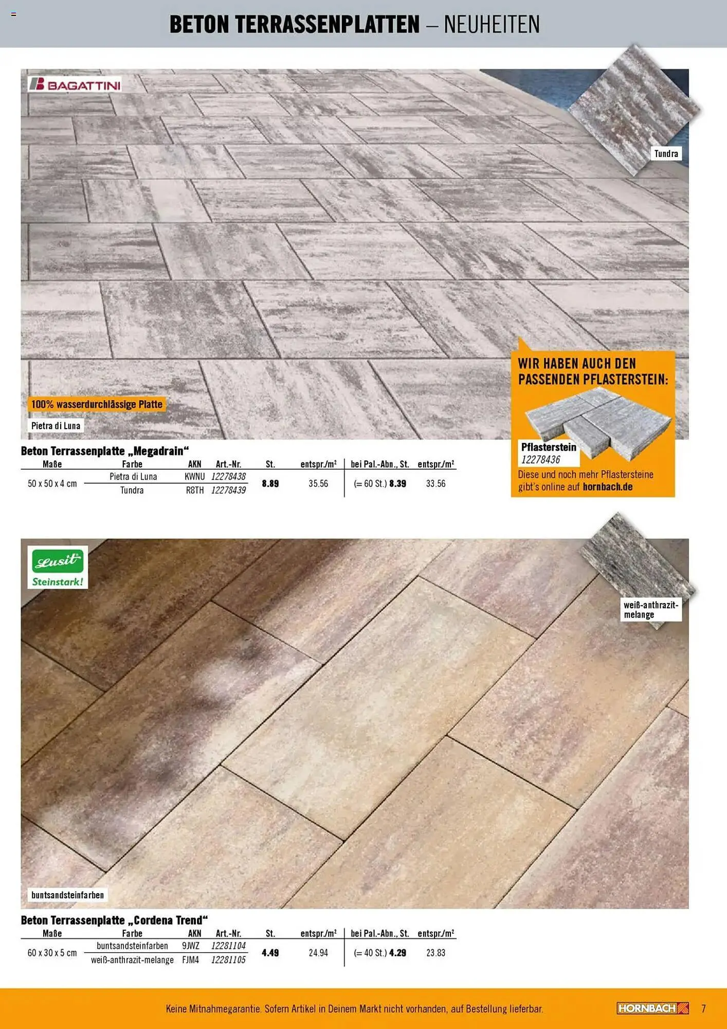 Hornbach Prospekt von 28. Februar bis 29. März 2025 - Prospekt seite 7