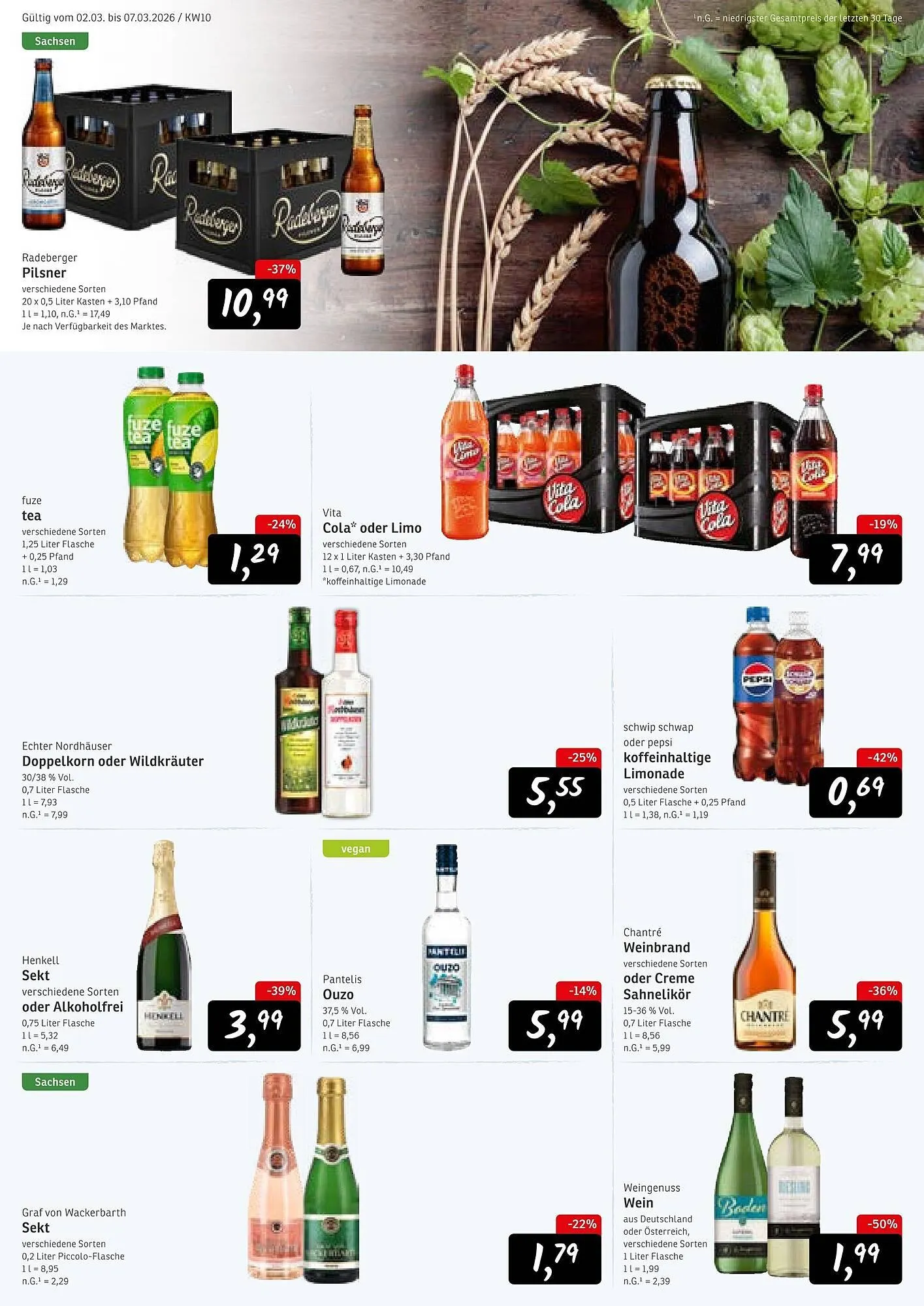 KONSUM Prospekt von 2. März bis 7. März 2026 - Prospekt seite 10
