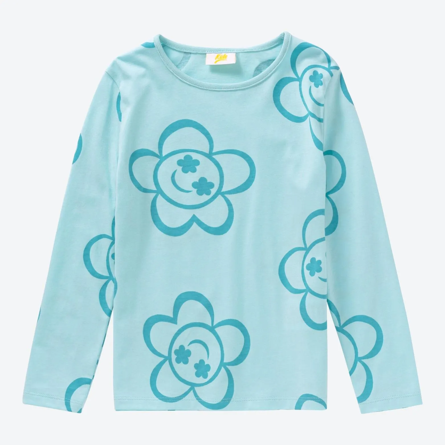 Kinder-Mädchen-Shirt mit Blumenmuster