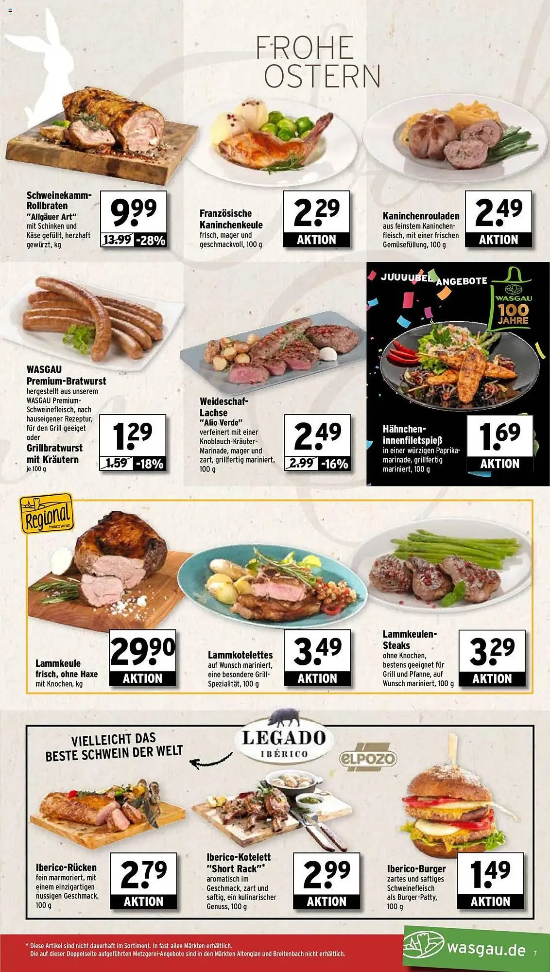 Wasgau Prospekt von 14. April bis 19. April 2025 - Prospekt seite 7