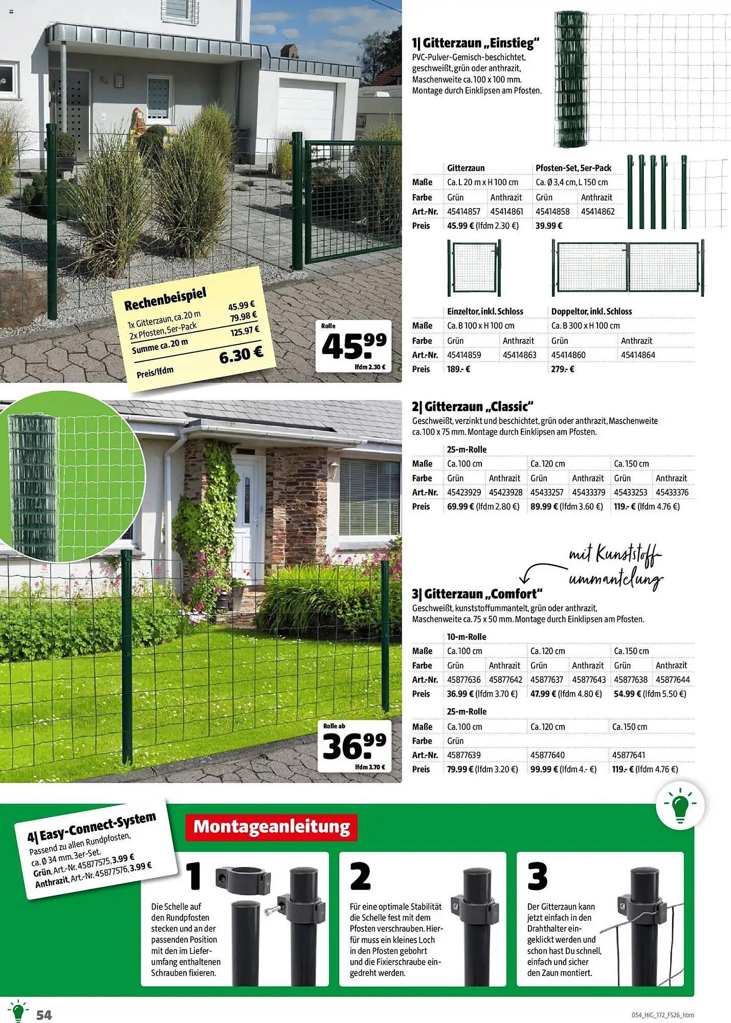 Hagebau Prospekt von 2. März bis 31. Dezember 2026 - Prospekt seite 54