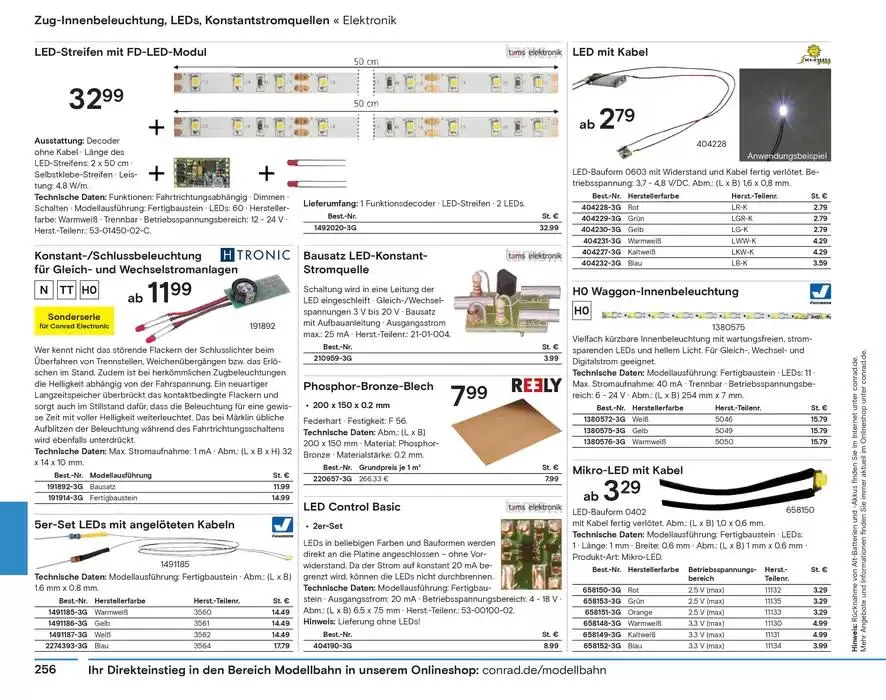 Modellbahn Katalog von 29. Oktober bis 31. Dezember 2025 - Prospekt seite 258