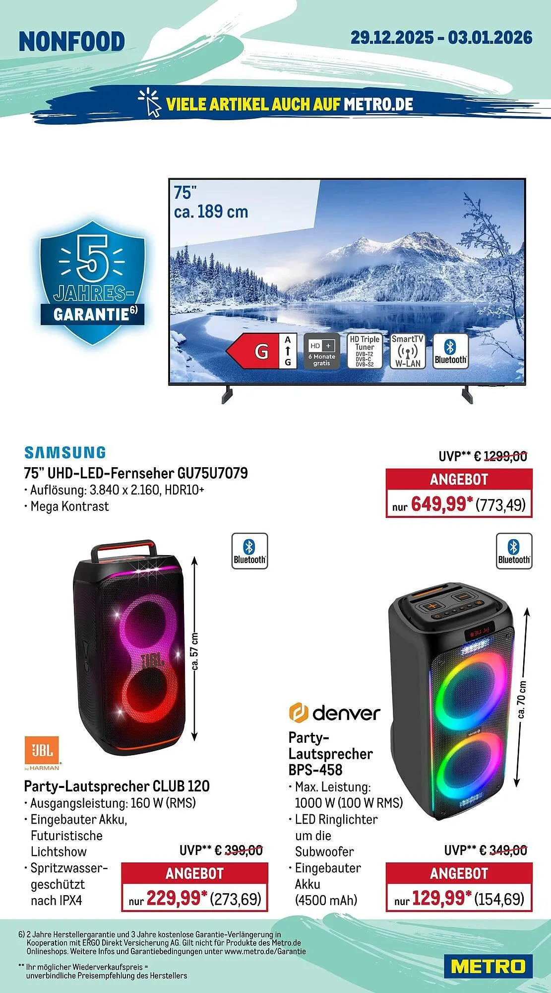 METRO Prospekt von 29. Dezember bis 4. Januar 2026 - Prospekt seite 23