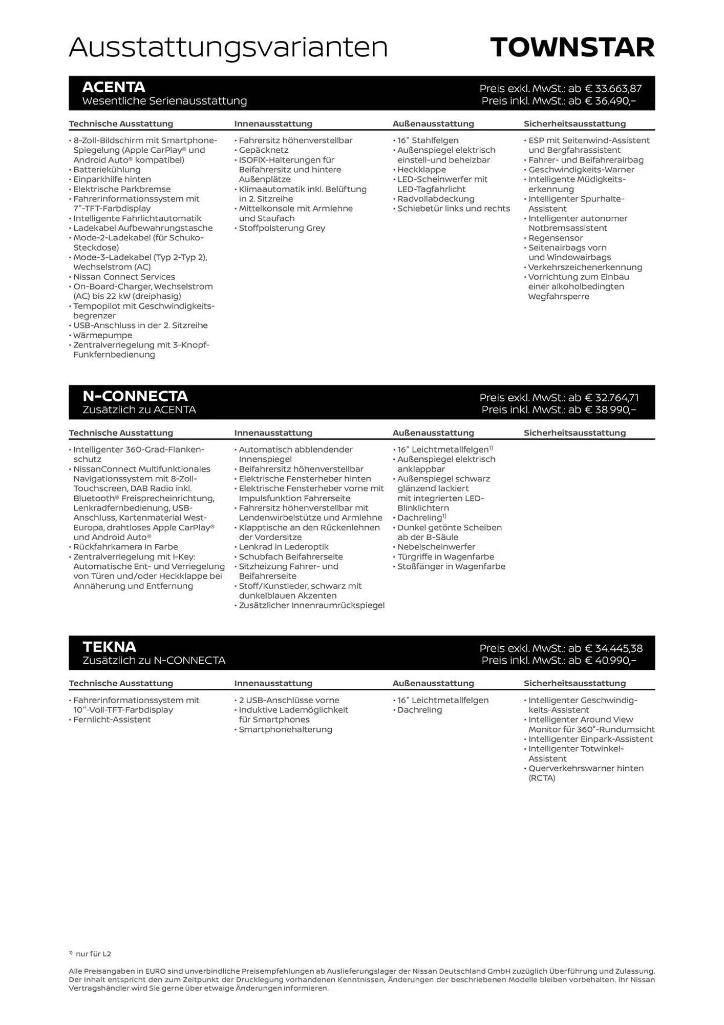 Nissan Prospekt von 25. März bis 8. April 2026 - Prospekt seite 2