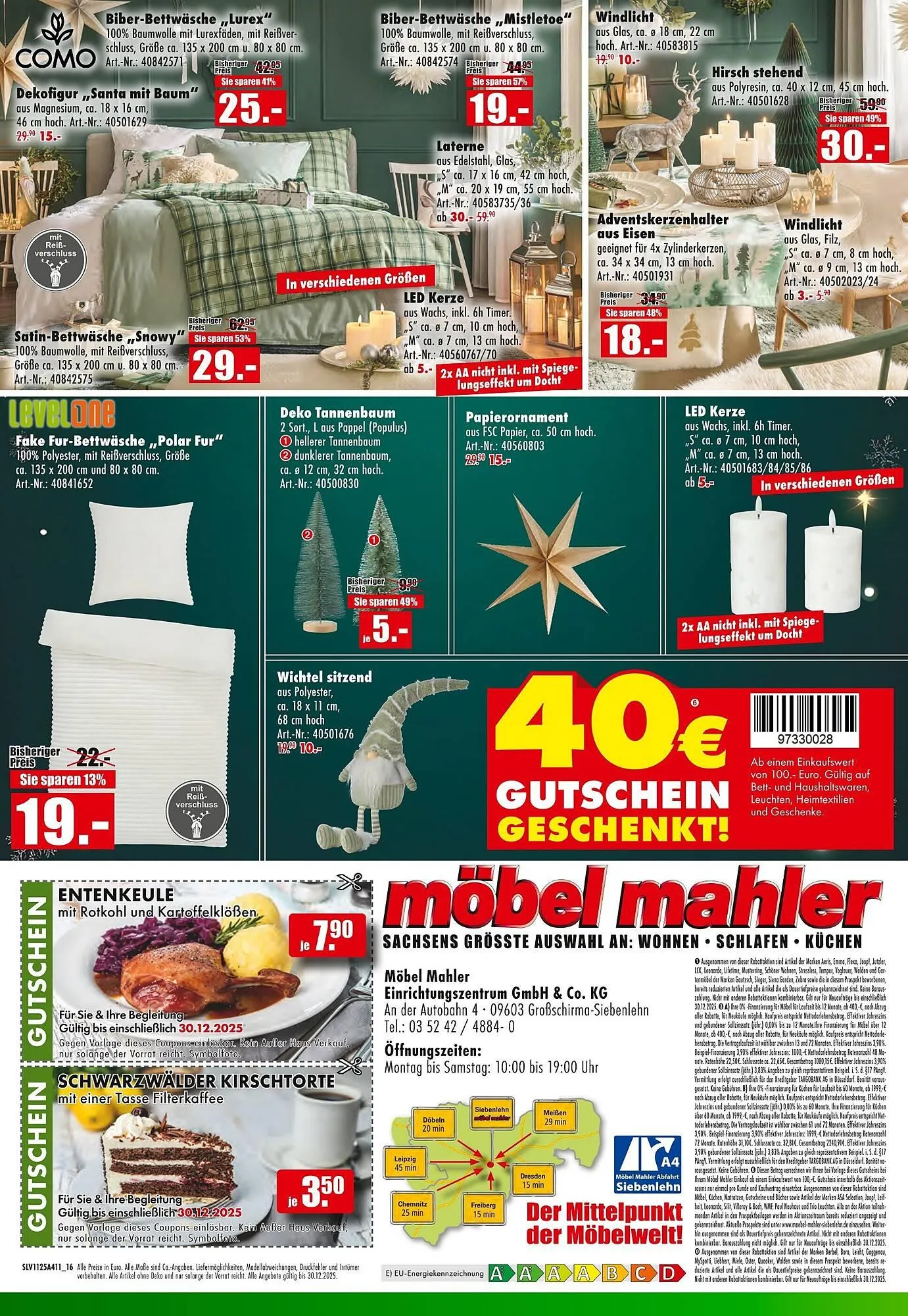 Möbel Mahler Katalog von 26. November bis 30. Dezember 2025 - Prospekt seite 16