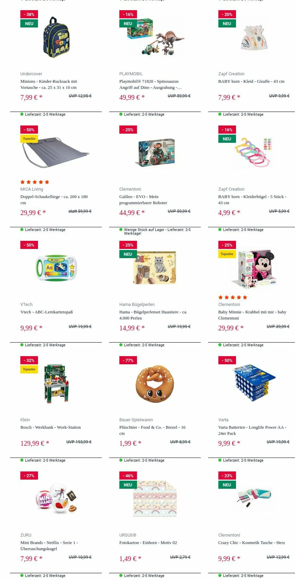 ROFU Kinderland Aktueller Prospekt von 21. April bis 30. April 2025 - Prospekt seite 17