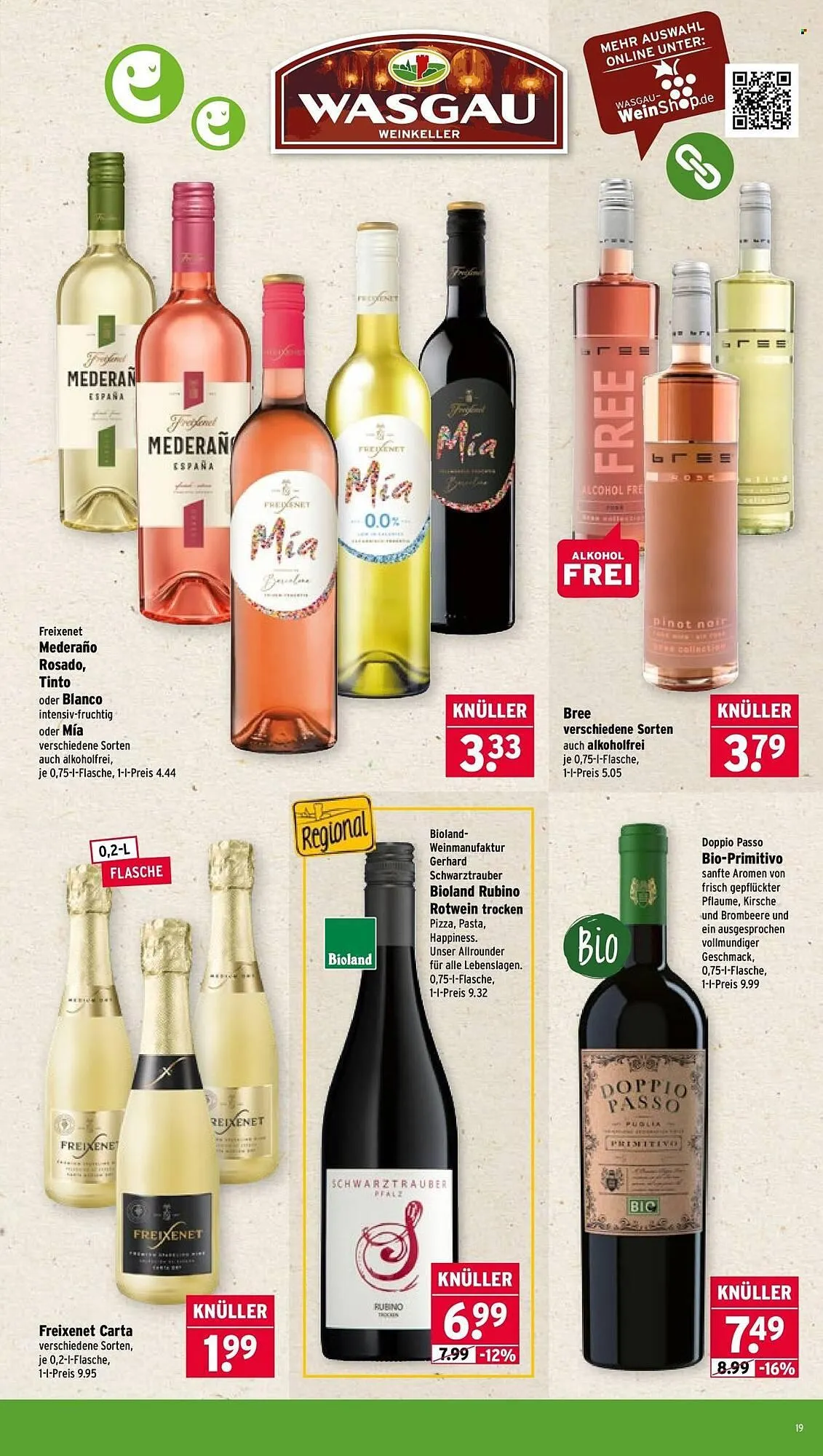 Wasgau Prospekt von 16. März bis 21. März 2026 - Prospekt seite 19