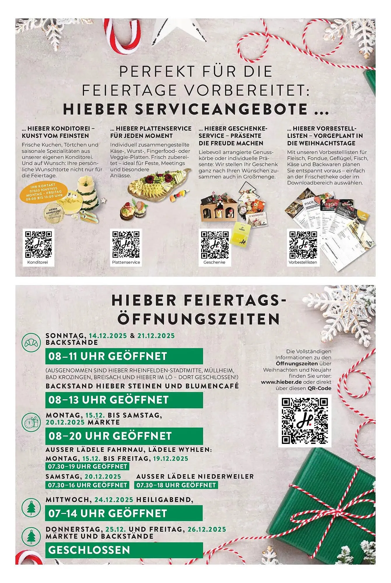 Hieber's Frische Center Prospekt von 7. Dezember bis 13. Dezember 2025 - Prospekt seite 2