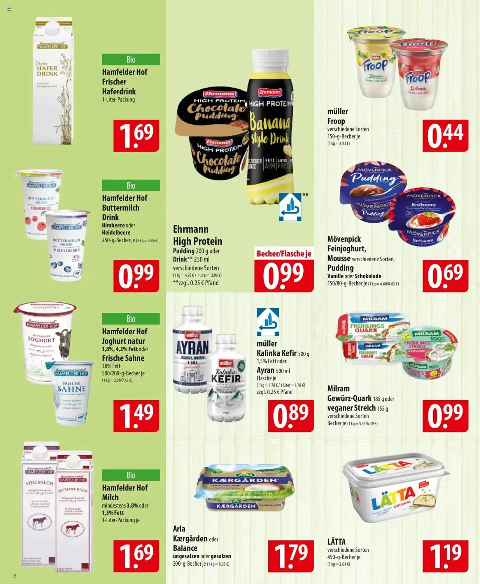 Famila Nord Ost Prospekt von 28. Juli bis 2. August 2025 - Prospekt seite 8