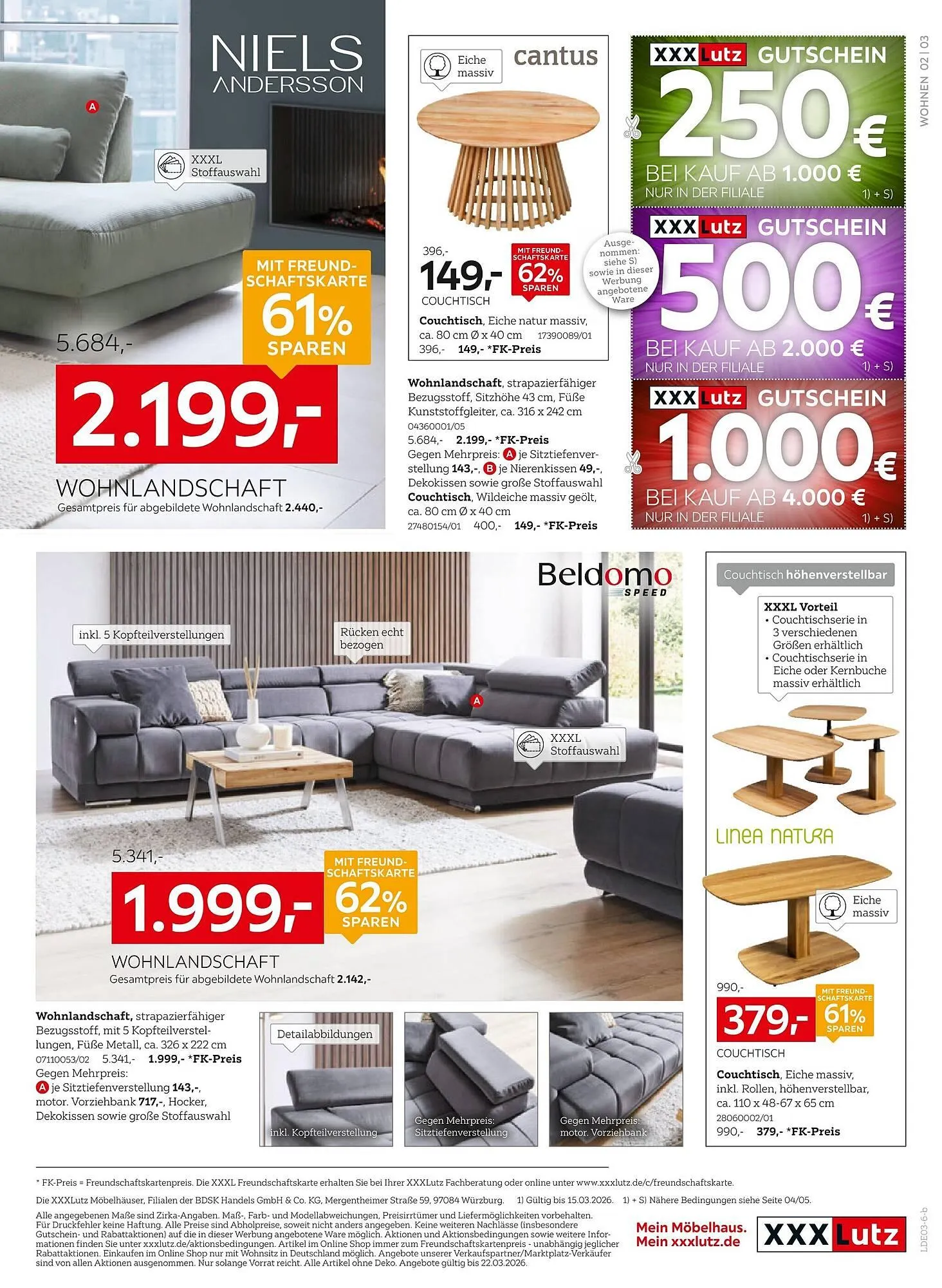 XXXLutz Prospekt von 9. März bis 22. März 2026 - Prospekt seite 3