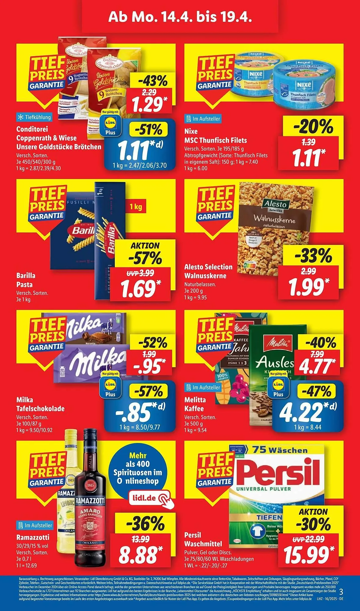 Lidl Prospekt von 14. April bis 20. April 2025 - Prospekt seite 3