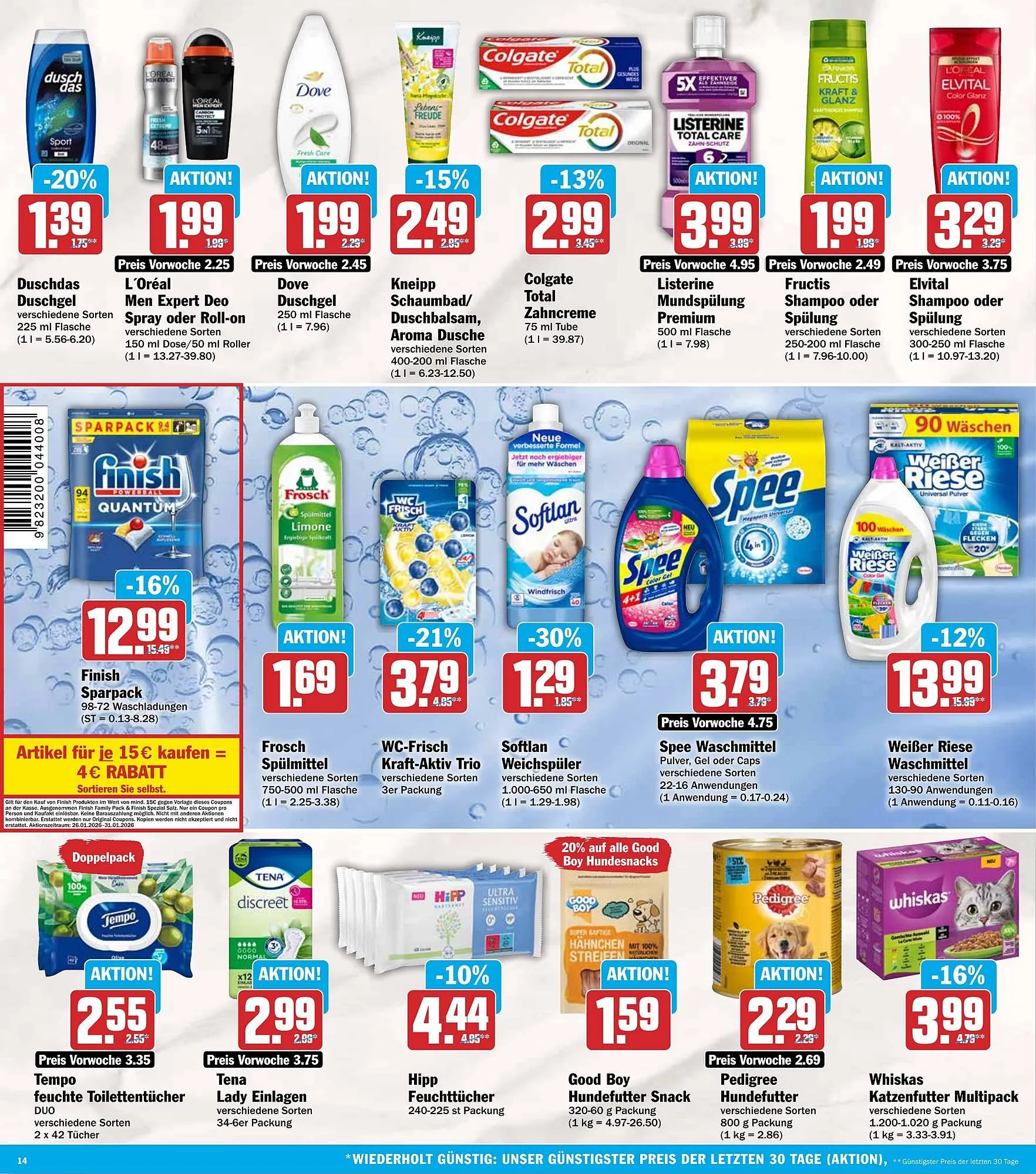 HIT Prospekt von 26. Januar bis 31. Januar 2026 - Prospekt seite 14