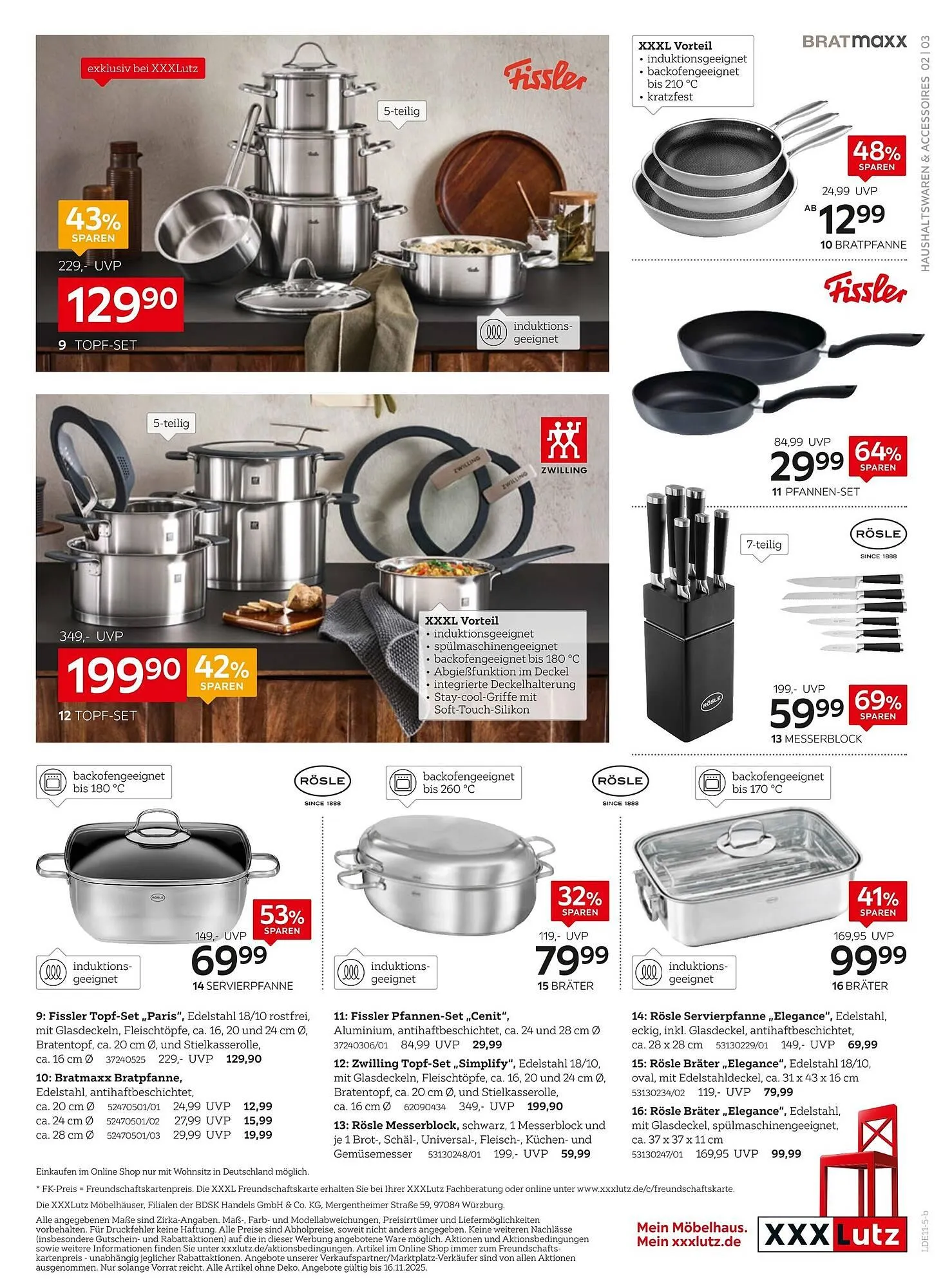 XXXLutz Prospekt von 3. November bis 16. November 2025 - Prospekt seite 3