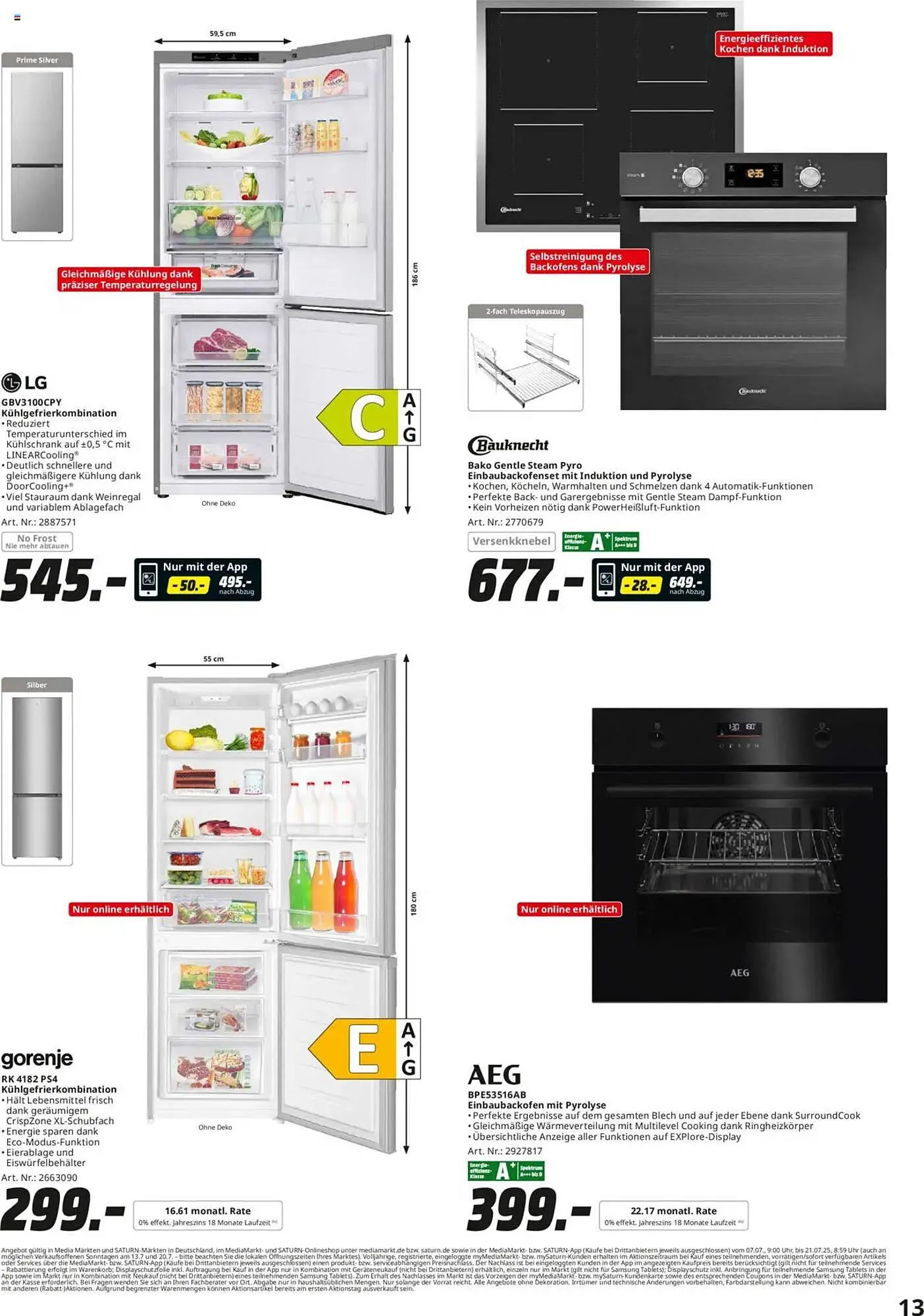 Saturn Prospekt von 7. Juli bis 19. Juli 2025 - Prospekt seite 13