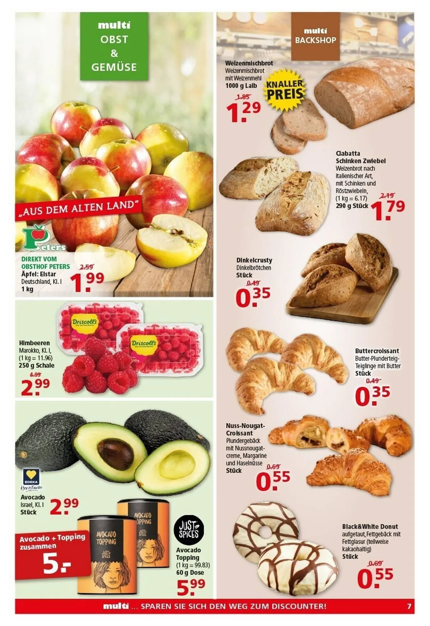 Multi Markt Prospekt von 20. April bis 25. April 2026 - Prospekt seite 7