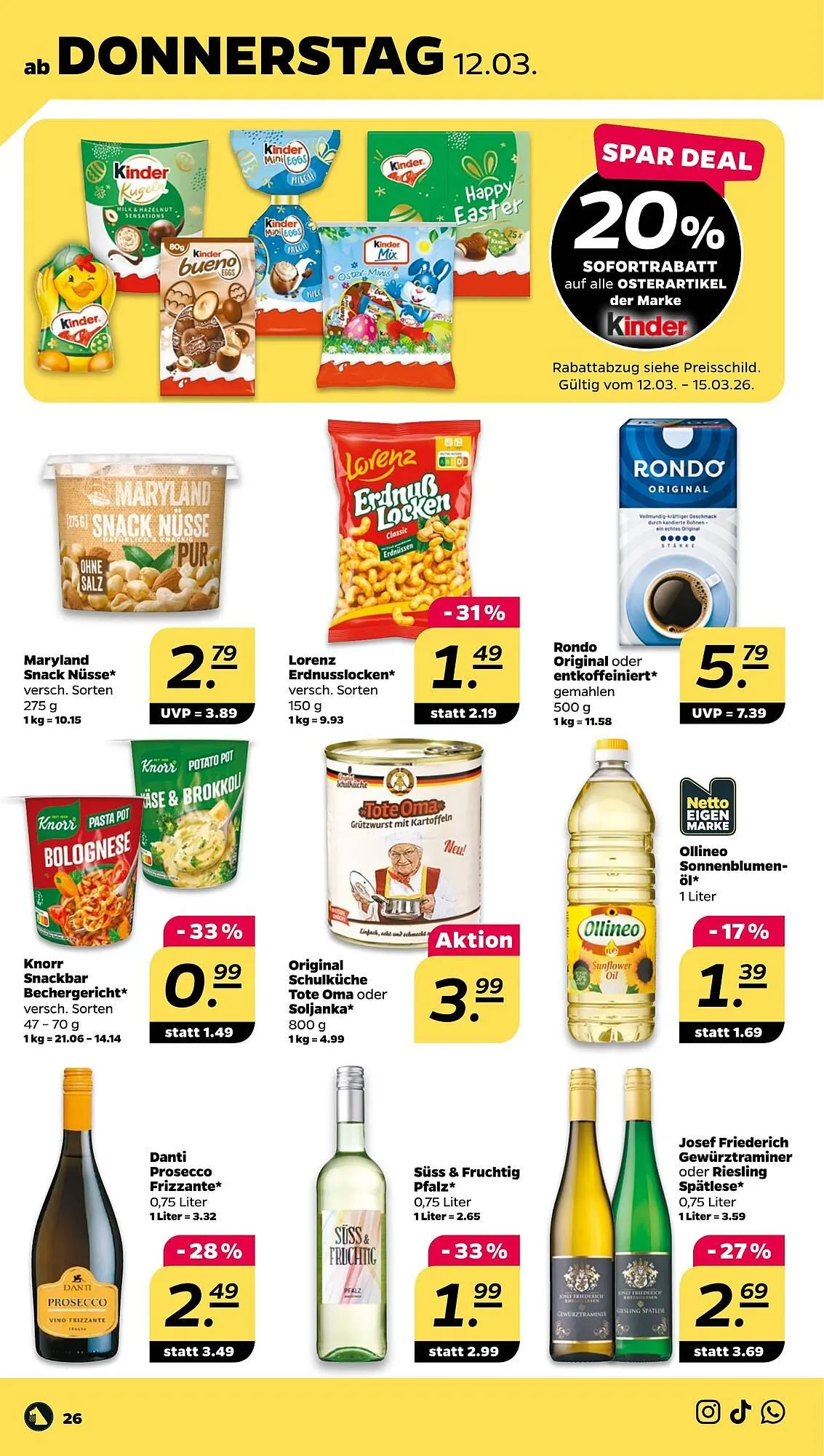 NETTO Prospekt von 9. März bis 14. März 2026 - Prospekt seite 32