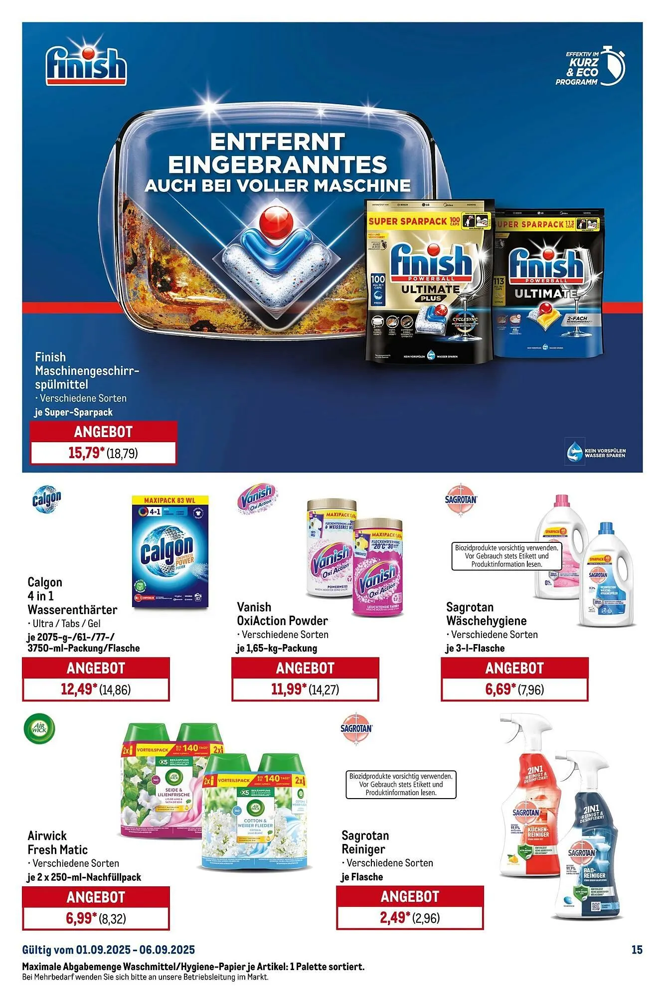 METRO Prospekt von 1. September bis 6. September 2025 - Prospekt seite 15