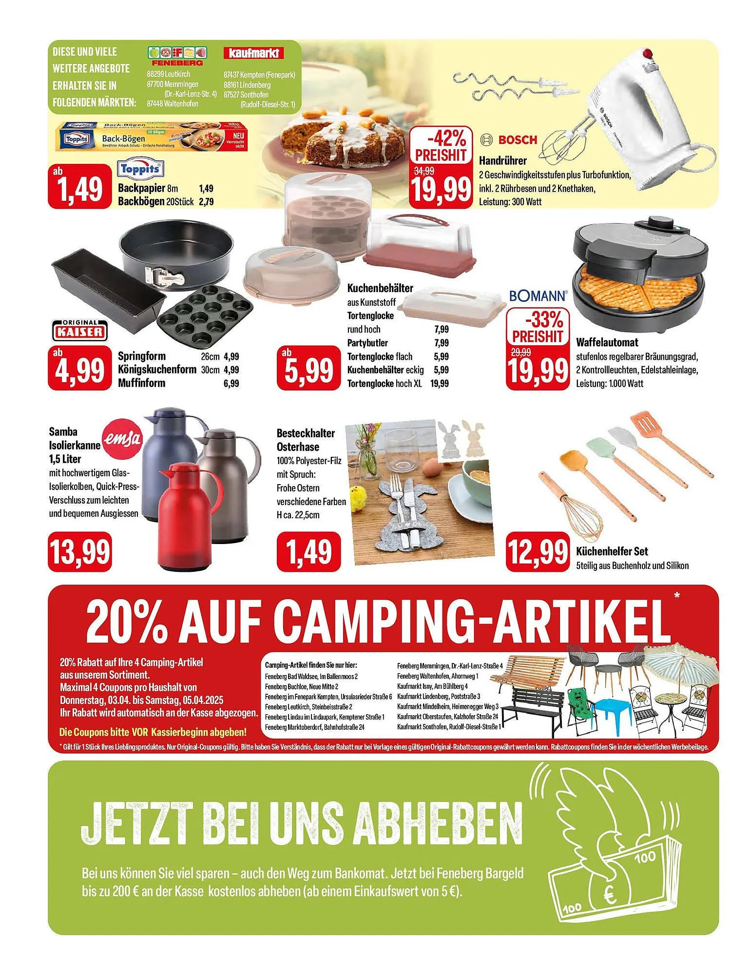 Feneberg Prospekt von 2. April bis 5. April 2025 - Prospekt seite 10