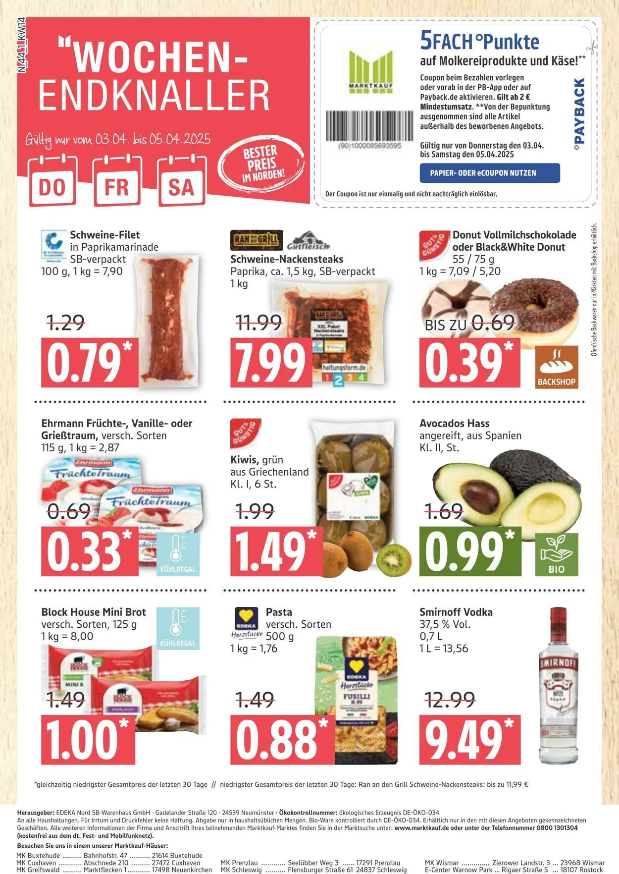 Marktkauf Aktueller Prospekt von 31. März bis 5. April 2025 - Prospekt seite 44