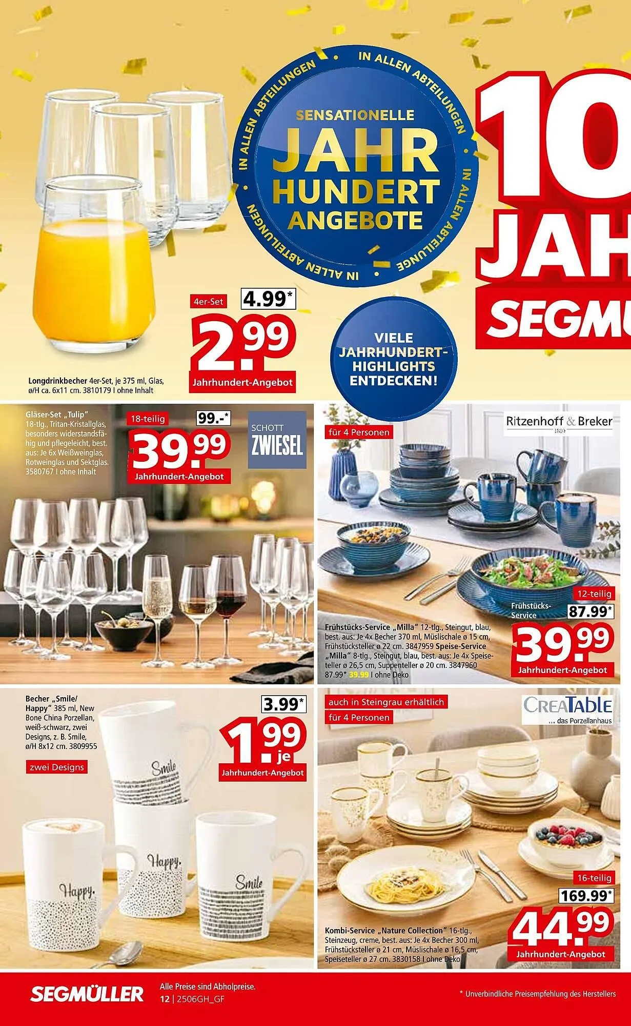 Segmüller Prospekt von 7. Juni bis 28. Juni 2025 - Prospekt seite 20