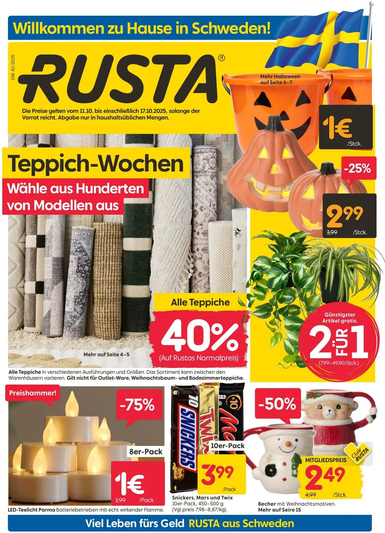 Rusta von 13. Oktober bis 27. Oktober 2025 - Prospekt seite 1