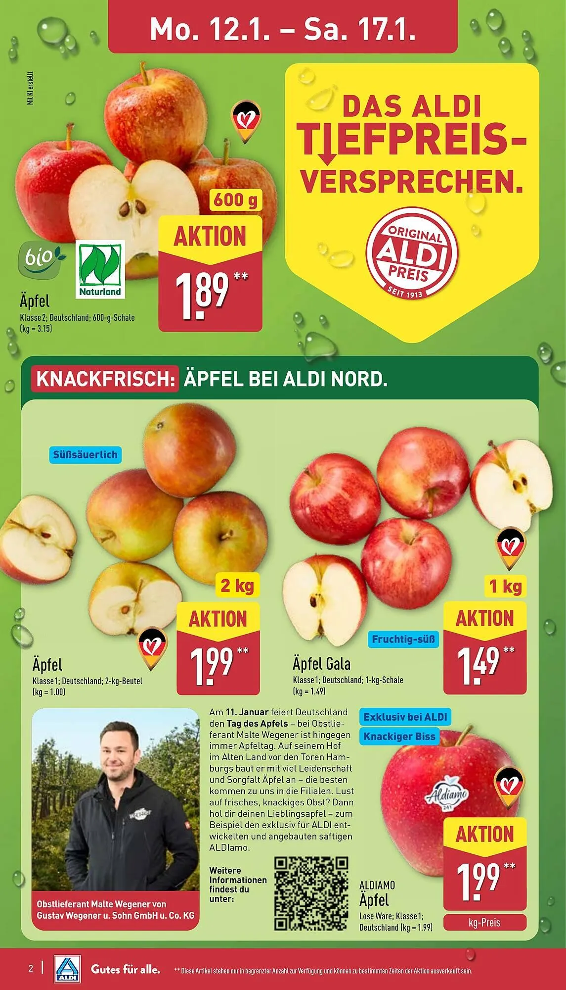 Aldi Nord Prospekt von 12. Januar bis 17. Januar 2026 - Prospekt seite 2