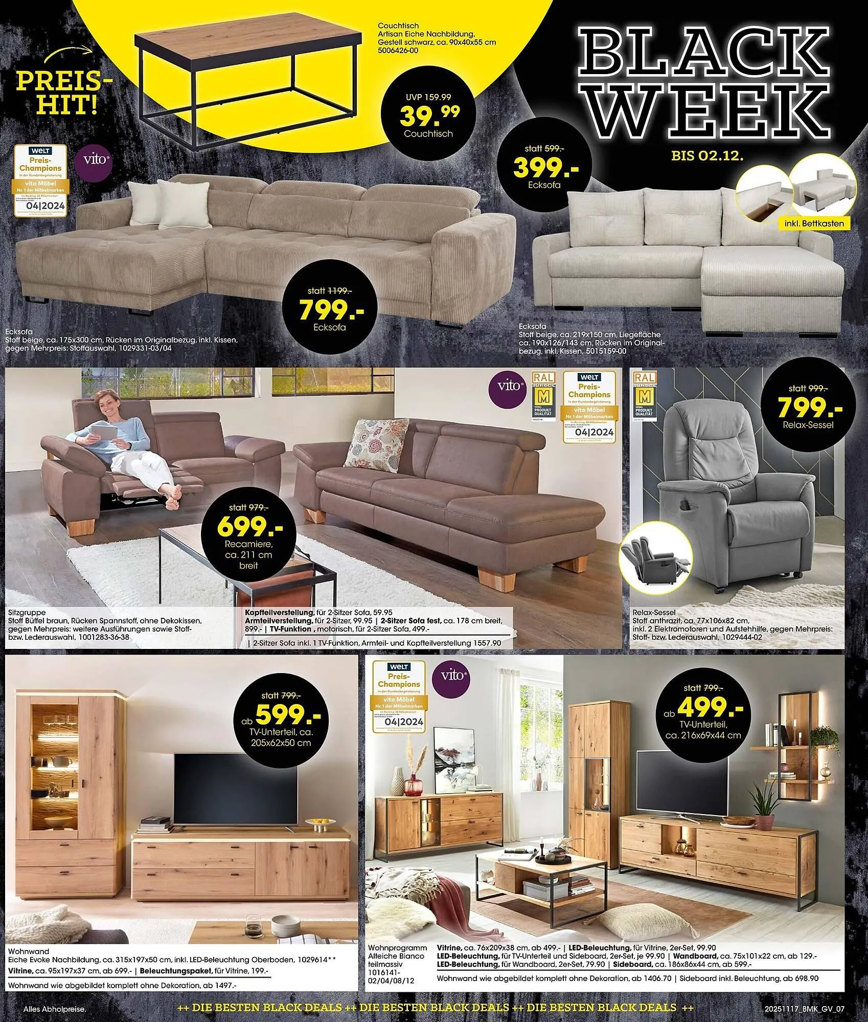 Möbel Martin Prospekt von 17. November bis 2. Dezember 2025 - Prospekt seite 7