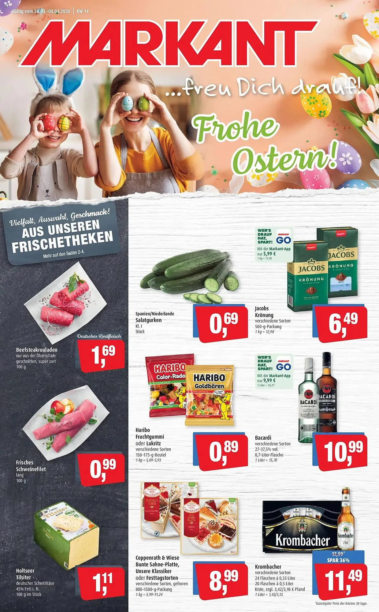 Markant Prospekt von 30. März bis 4. April 2026 - Prospekt seite 1