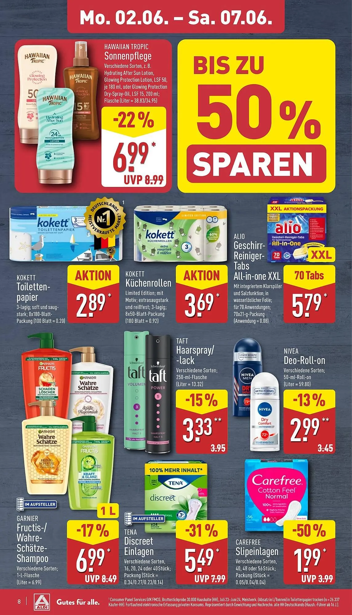 Aldi Nord Prospekt von 2. Juni bis 7. Juni 2025 - Prospekt seite 8